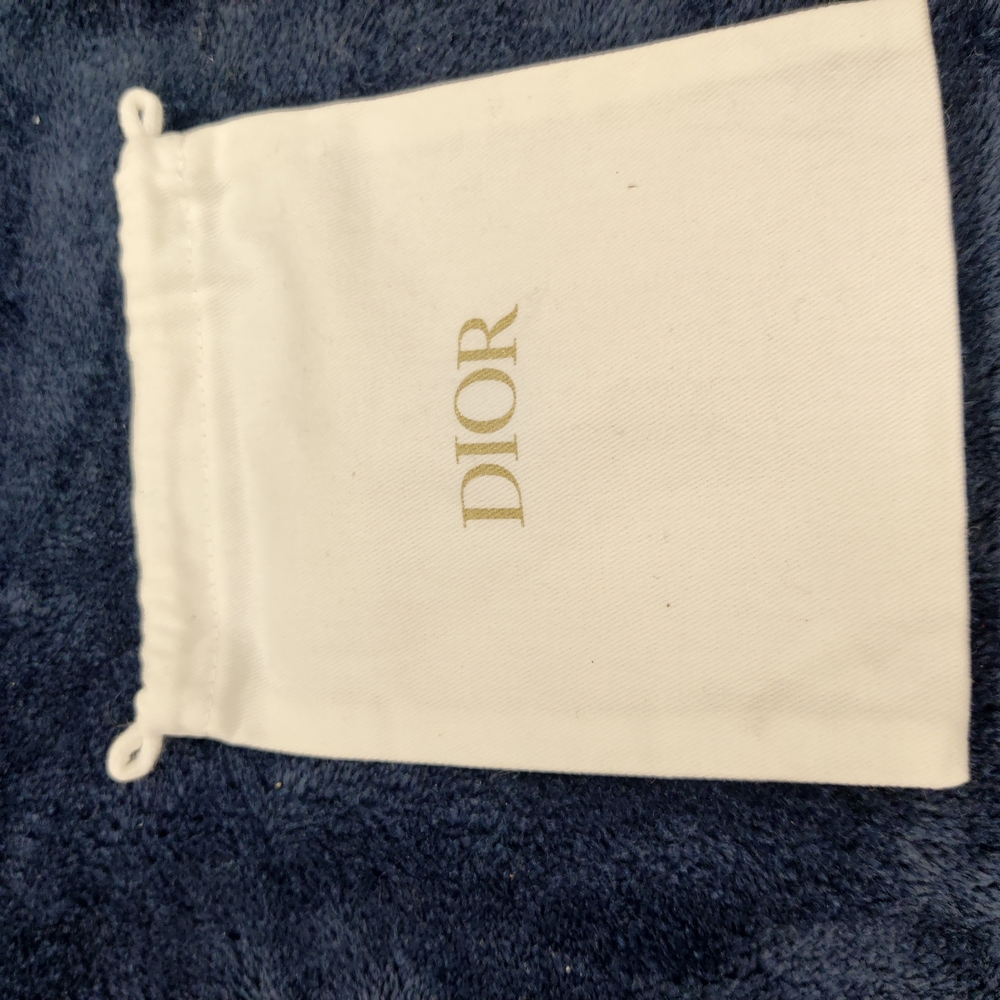 Dior Cream Drawstring Pouch